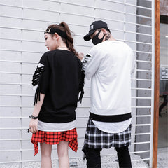 Alexis β Oversized Unisex Ribbons T-Shirt