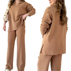 Giulia β Elegant Two-Piece Knitted Set for Women