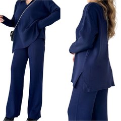 Giulia β Elegant Two-Piece Knitted Set for Women