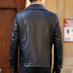 Gerald – Fashionable Men's Warm Leather Jacket