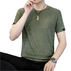 Alessio – Luxurious Silk Short Sleeve Top for Men