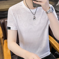 Alessio – Luxurious Silk Short Sleeve Top for Men