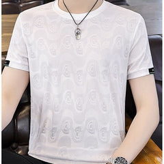 Alessio – Luxurious Silk Short Sleeve Top for Men