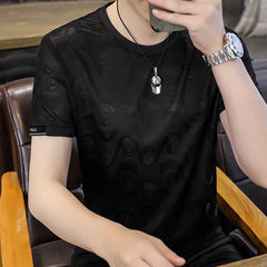 Alessio – Luxurious Silk Short Sleeve Top for Men