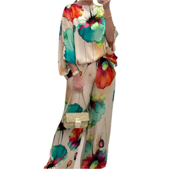 Isabella – Artistic Watercolor Women’s Two-Piece Set