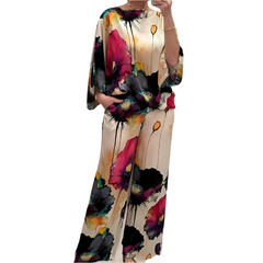 Isabella – Artistic Watercolor Women’s Two-Piece Set