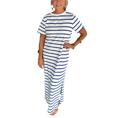 Maxine β Women's Striped Maxi Dress