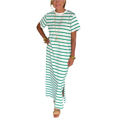 Maxine β Women's Striped Maxi Dress