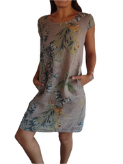 Amber – Classic Women’s Linen Dress