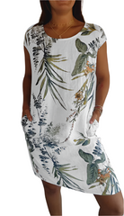 Amber – Classic Women’s Linen Dress