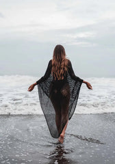 Elena β Handcrafted Cotton Beach Poncho for Women