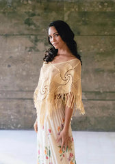 Elena β Handcrafted Cotton Beach Poncho for Women