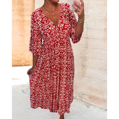 Bianca – Floral Elegance Women’s Maxi Dress