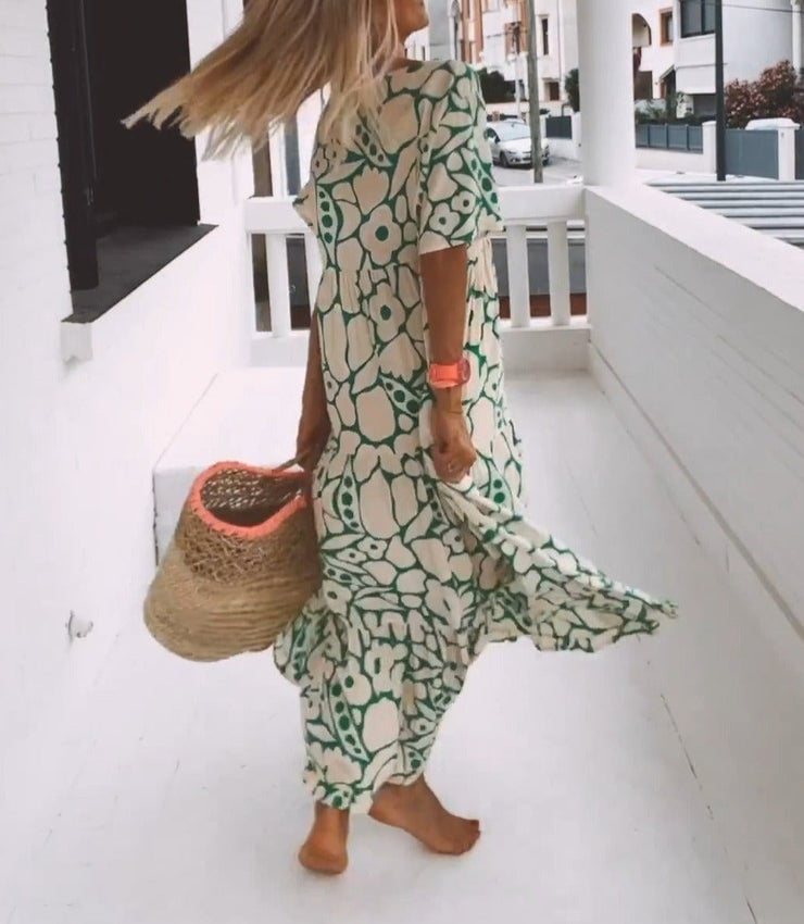 Alessia – Effortless Floral Summer Dress for Women