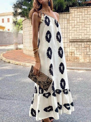 Giulia – Russo Eclipse Halter Maxi Dress for Women