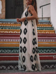 Giulia – Russo Eclipse Halter Maxi Dress for Women