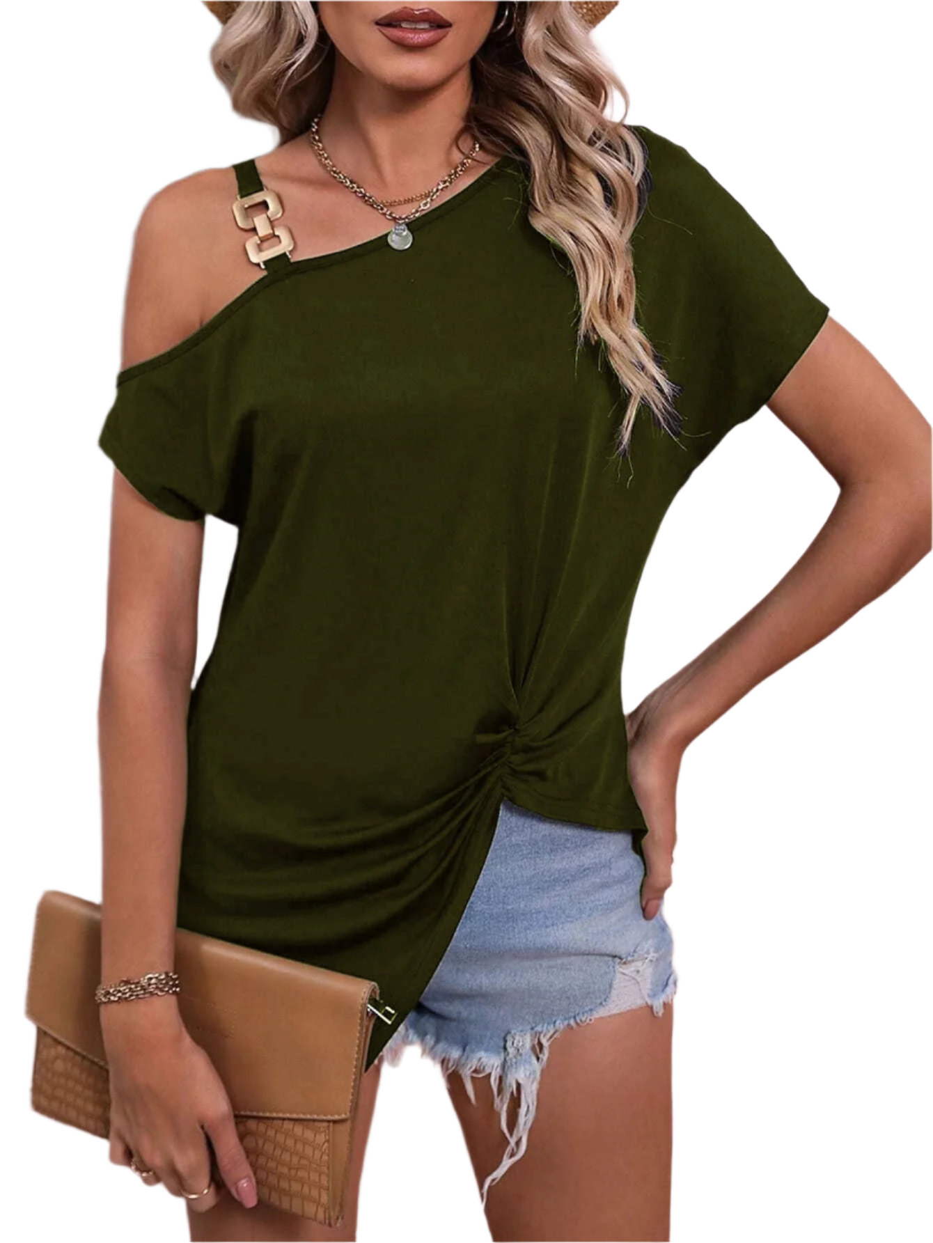 Luciana – Elegant Off-Shoulder Summer Blouse for Women