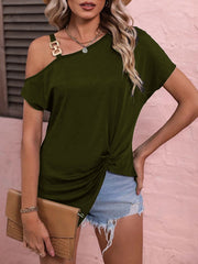 Luciana – Elegant Off-Shoulder Summer Blouse for Women