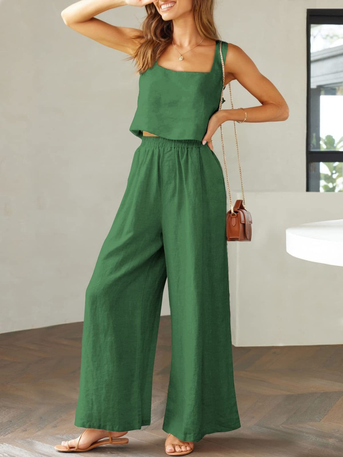 Sofia – Wide Leg Women’s Lounge Set