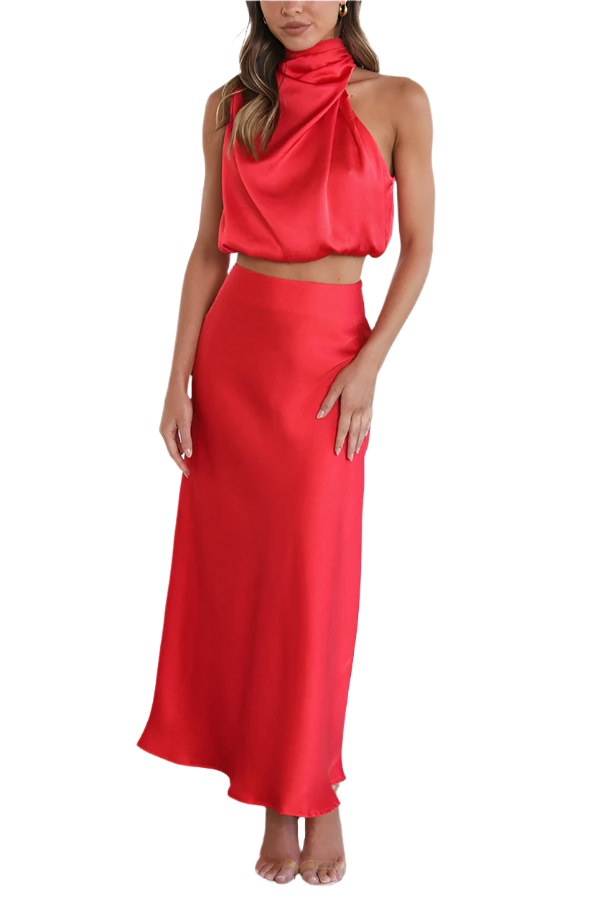 Alessia – Elegant Women’s Maxi Skirt Set