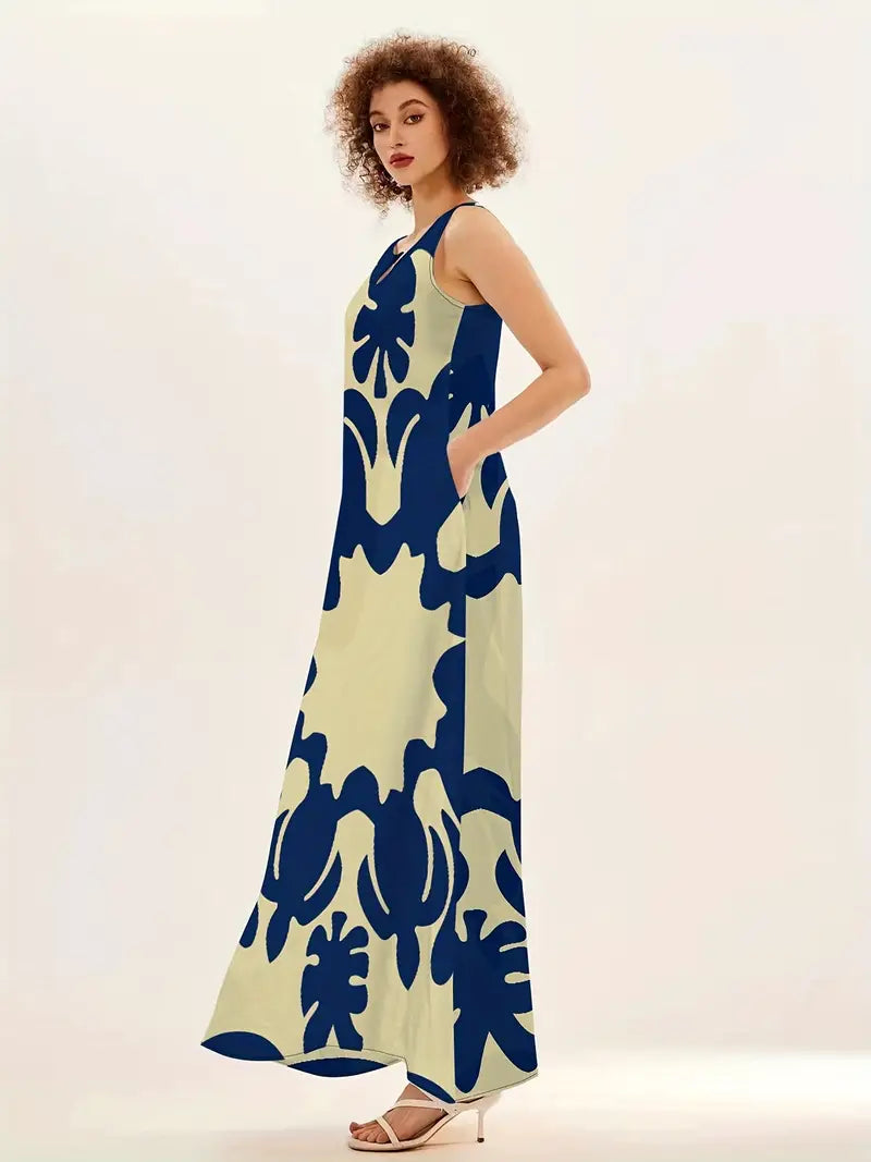 Audrey – Graphic Print Women’s Dress