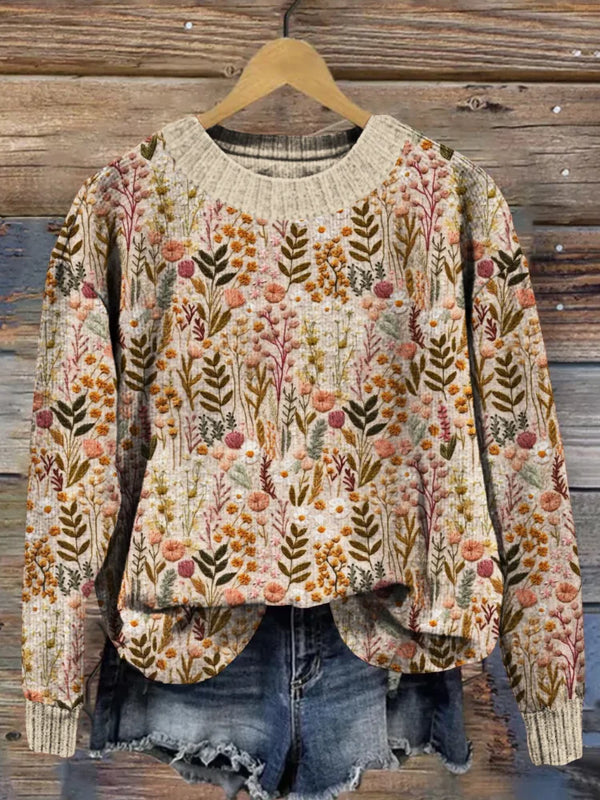 Olivia – Elegant Embroidered Women’s Sweater