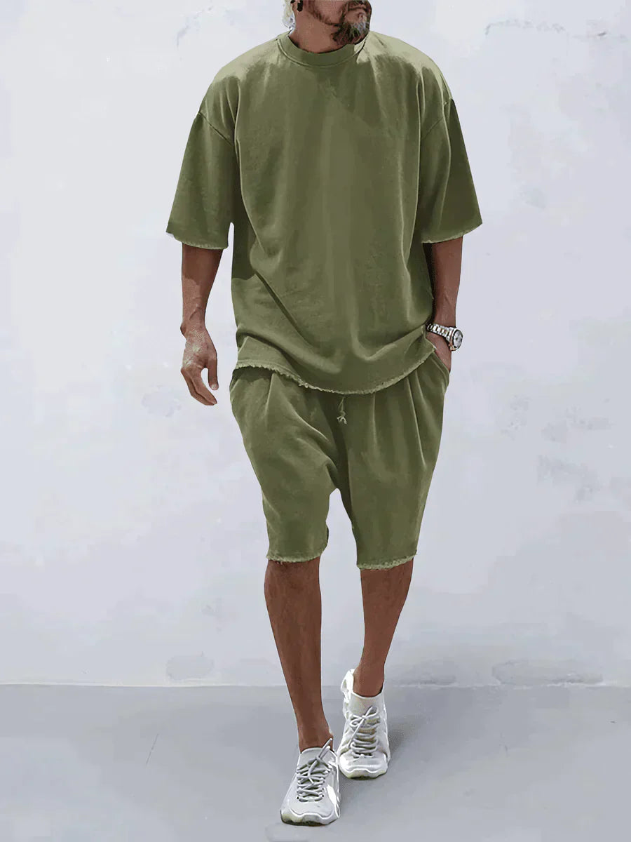 Matteo – Men’s Summer Shirt & Shorts Set