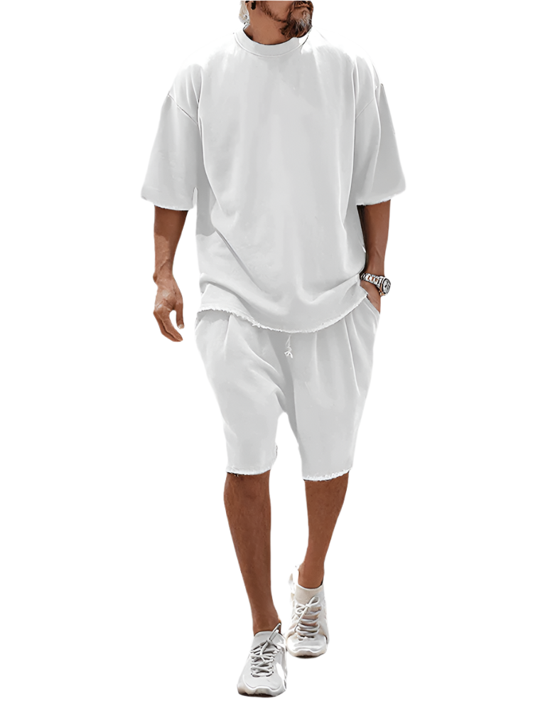 Matteo – Men’s Summer Shirt & Shorts Set