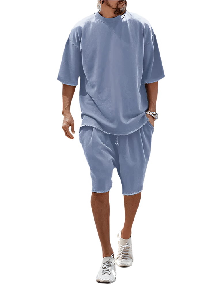 Matteo – Men’s Summer Shirt & Shorts Set