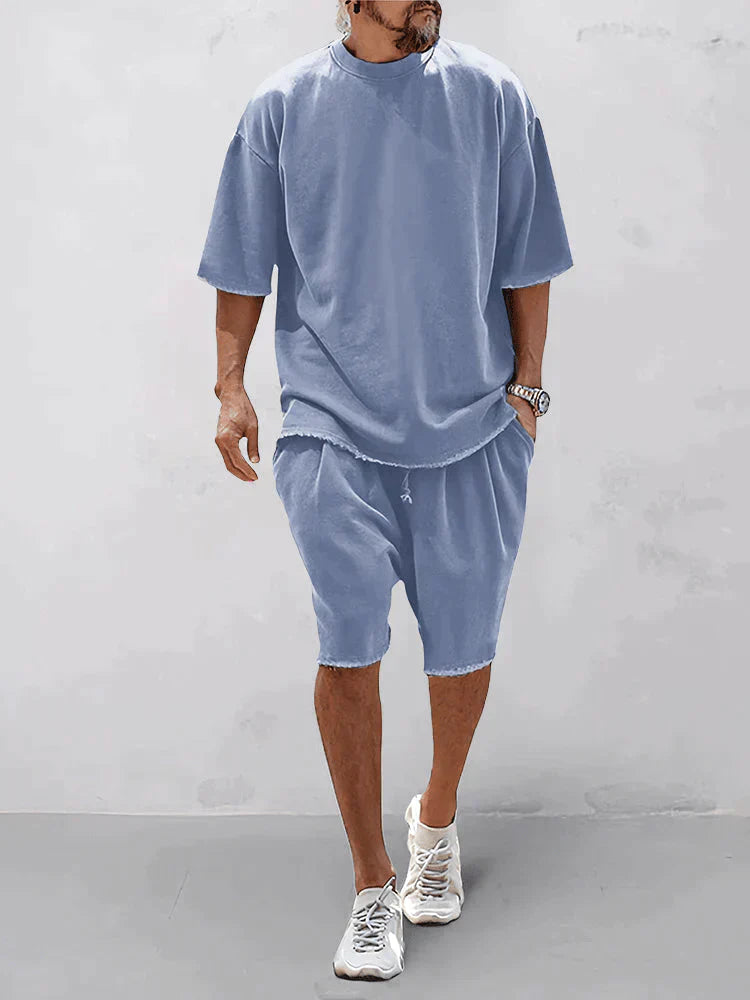 Matteo – Men’s Summer Shirt & Shorts Set