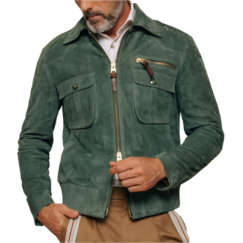 Alonzo – Timeless Men's Suede Jacket