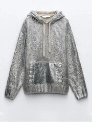 Aurora – Glamorous Women’s Sequin Hoodie