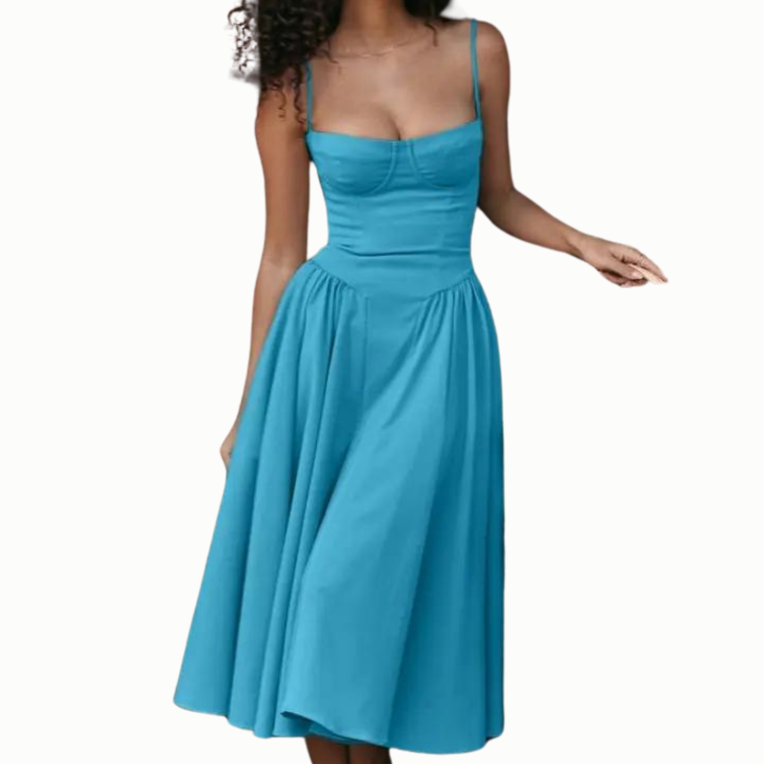 Giulia – Women's Elegant Sleeveless Corset Dress