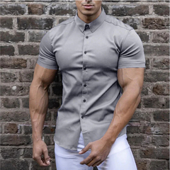 Dholo - Men’s Short Sleeve Button Polo | Slim Fit