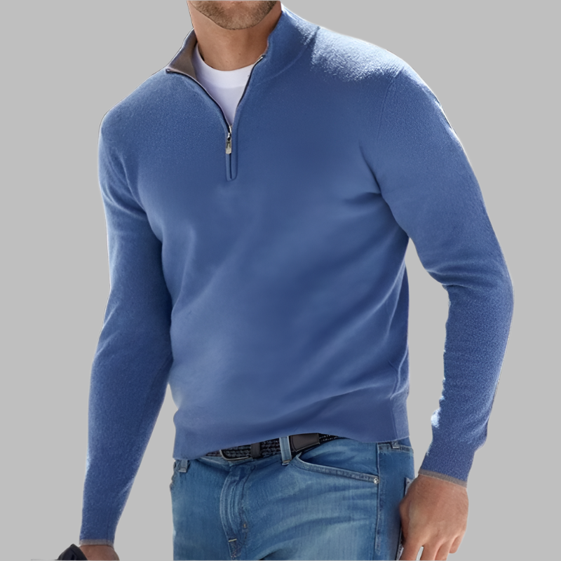 Matteo – Versatile Men’s Zipper Sweater