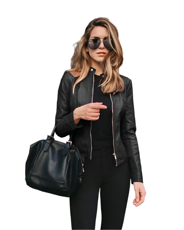Aiah – Timeless Elegance Premium Leather Jacket for Women