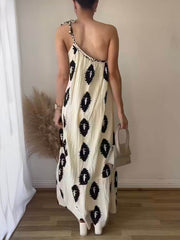 Giulia – Russo Eclipse Halter Maxi Dress for Women