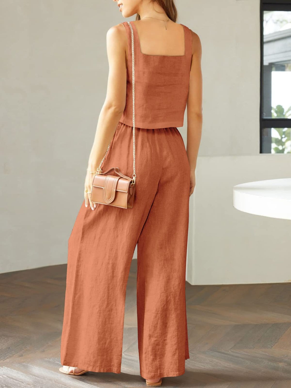 Sofia – Wide Leg Women’s Lounge Set