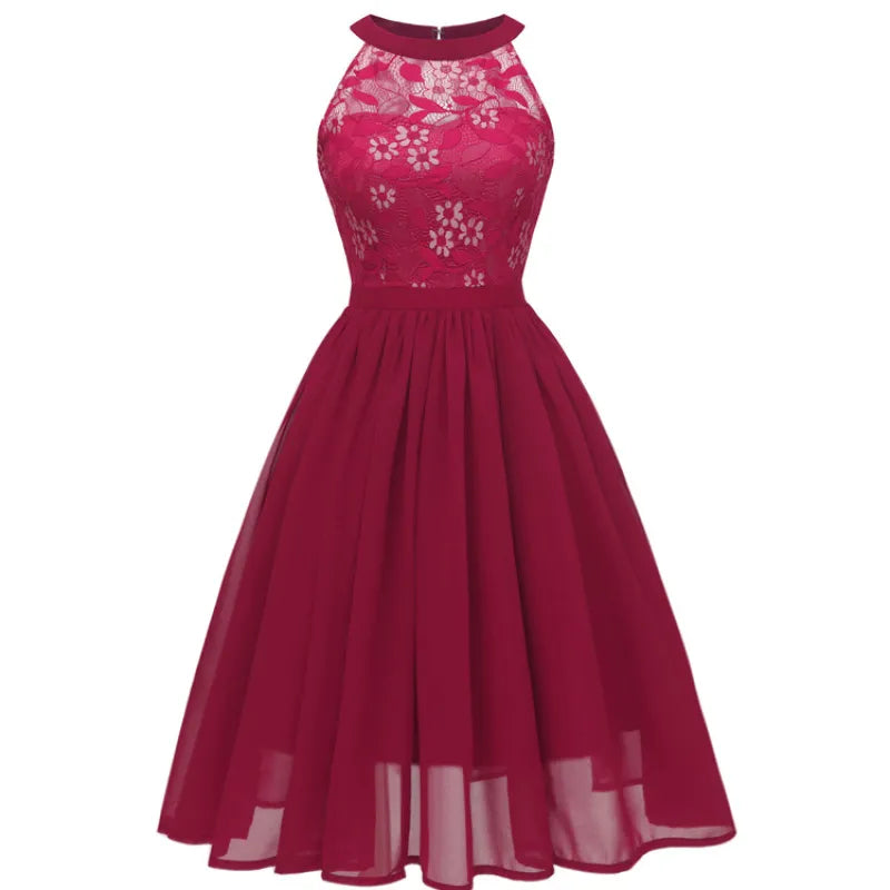 Sandra – Women’s Chiffon Swing Dress