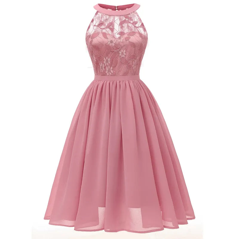 Sandra – Women’s Chiffon Swing Dress