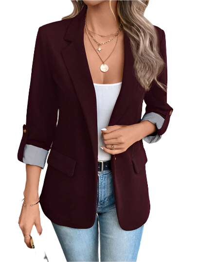 Sophia – Elegant Women’s Long Sleeve Blazer