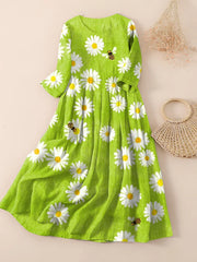 Margit - Women's Daisy Garden Dress