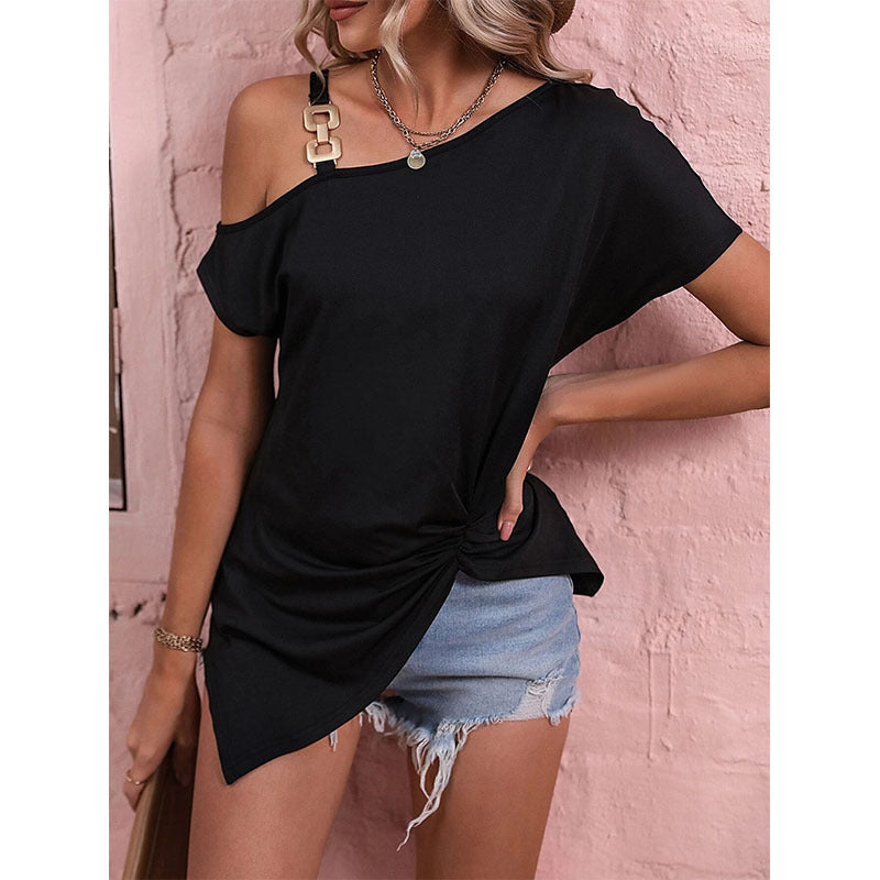 Luciana – Elegant Off-Shoulder Summer Blouse for Women