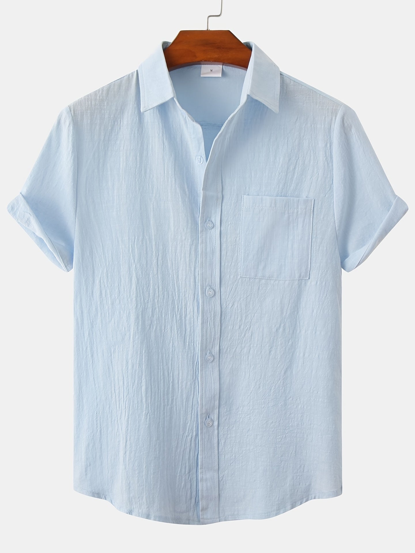 Jessie – Classic Comfort Men’s Plain Casual Shirt