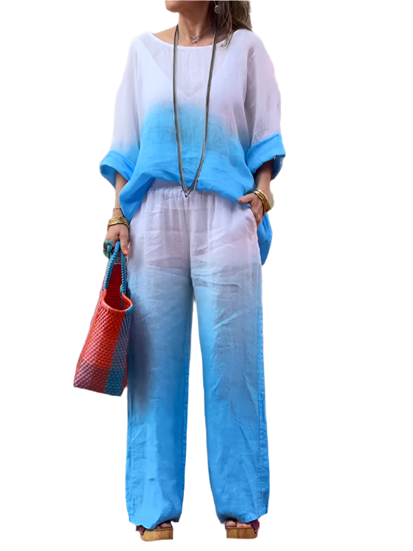Sophia – Luxe Cotton and Linen Two-Piece Set