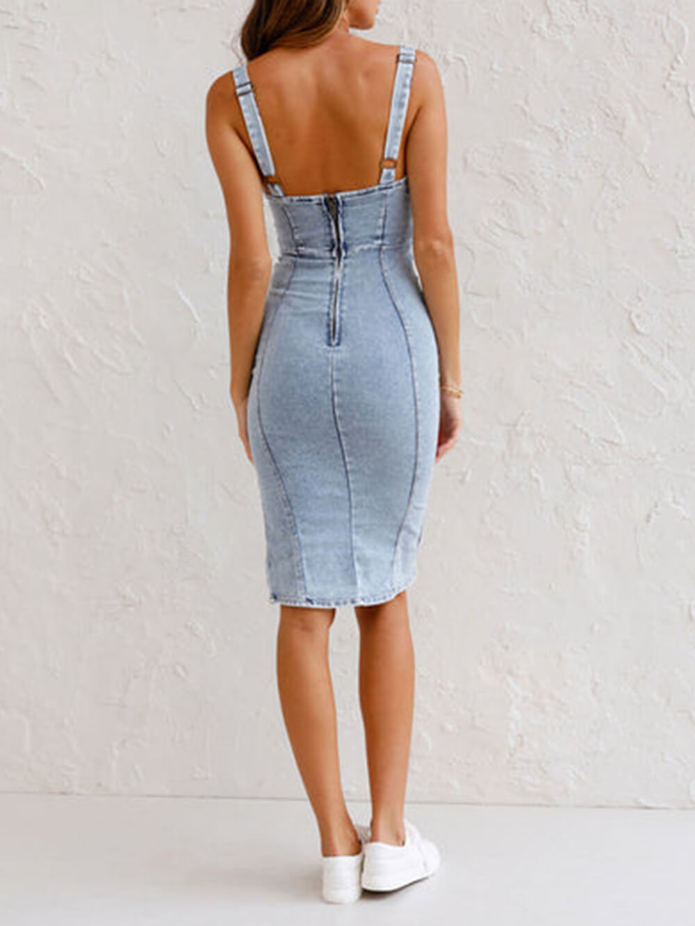 Sofia – Sleek Fit Women's Denim Dress
