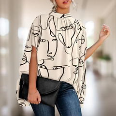 Abbie - Abstract Blouse for Women