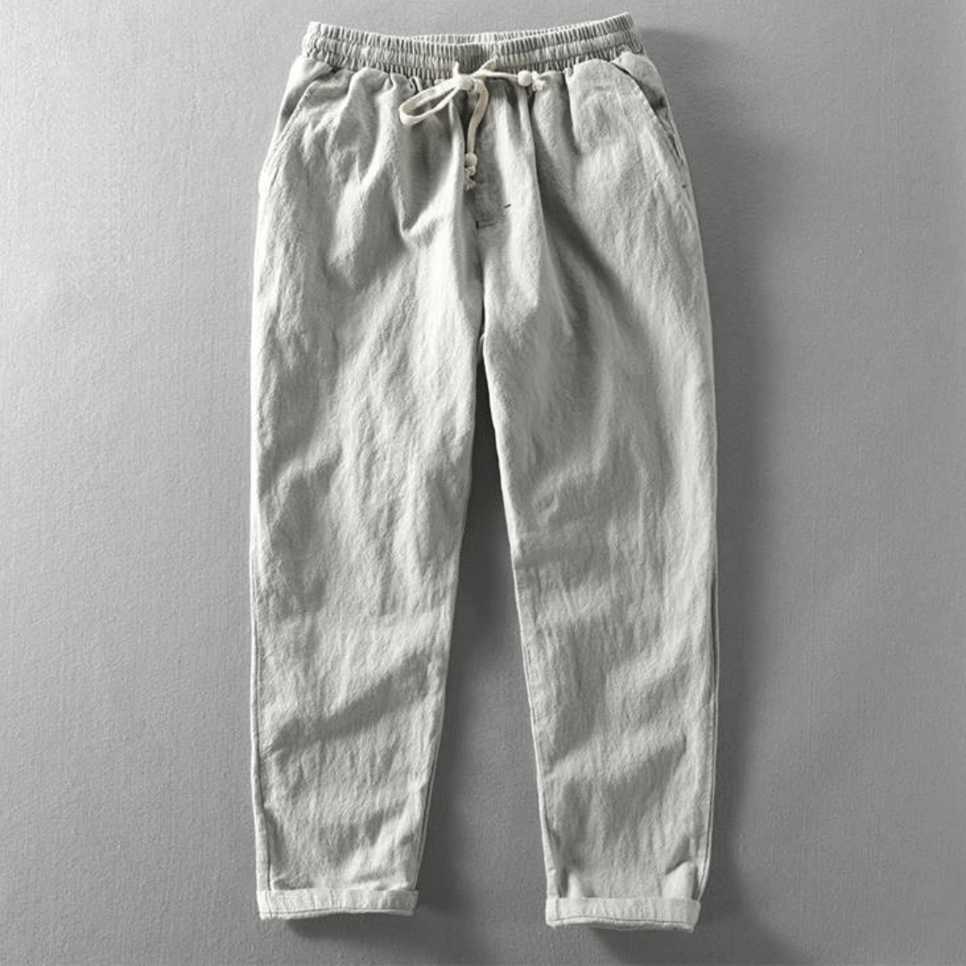 Luca – Effortlessly Cool Linen Men's Trousers