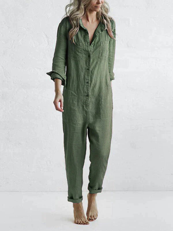 Yentl - Women's Cotton Jumpsuit