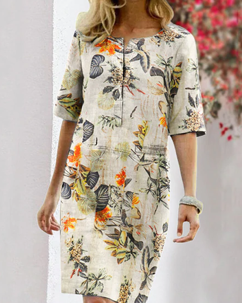 Emery – Elegant Women’s Floral Dress